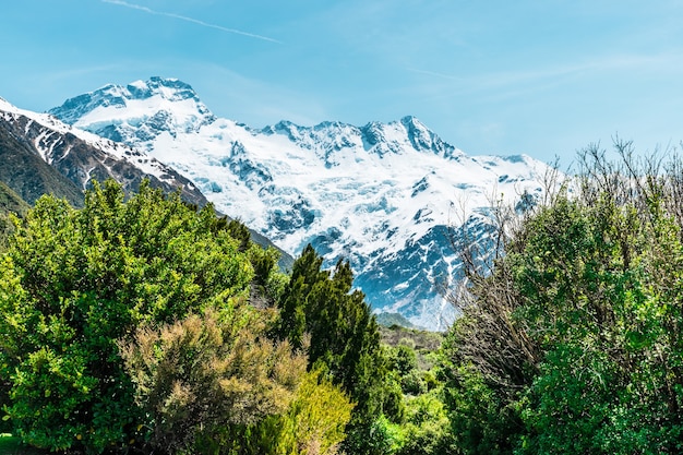 Aoraki Mount Cook der höchste Berg Neuseelands