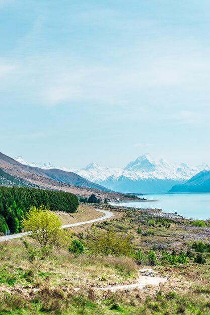 Aoraki Mount Cook der höchste Berg Neuseelands