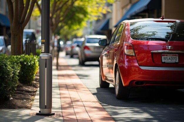 Aparcamiento de coches creativo con Ai.