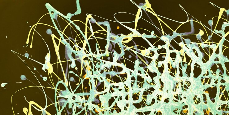 Foto aparición de colores abstractos