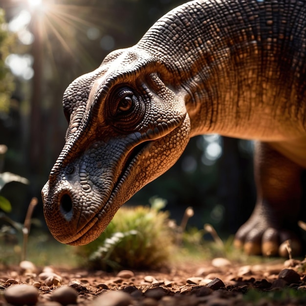 Apatosaurus prähistorisches Tier Dinosaurier Tierwelt Fotografie