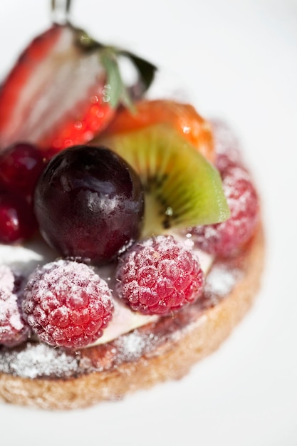 Apetitosa torta de frutas