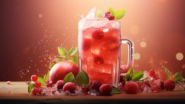 Apfel- und Cranberrysaft