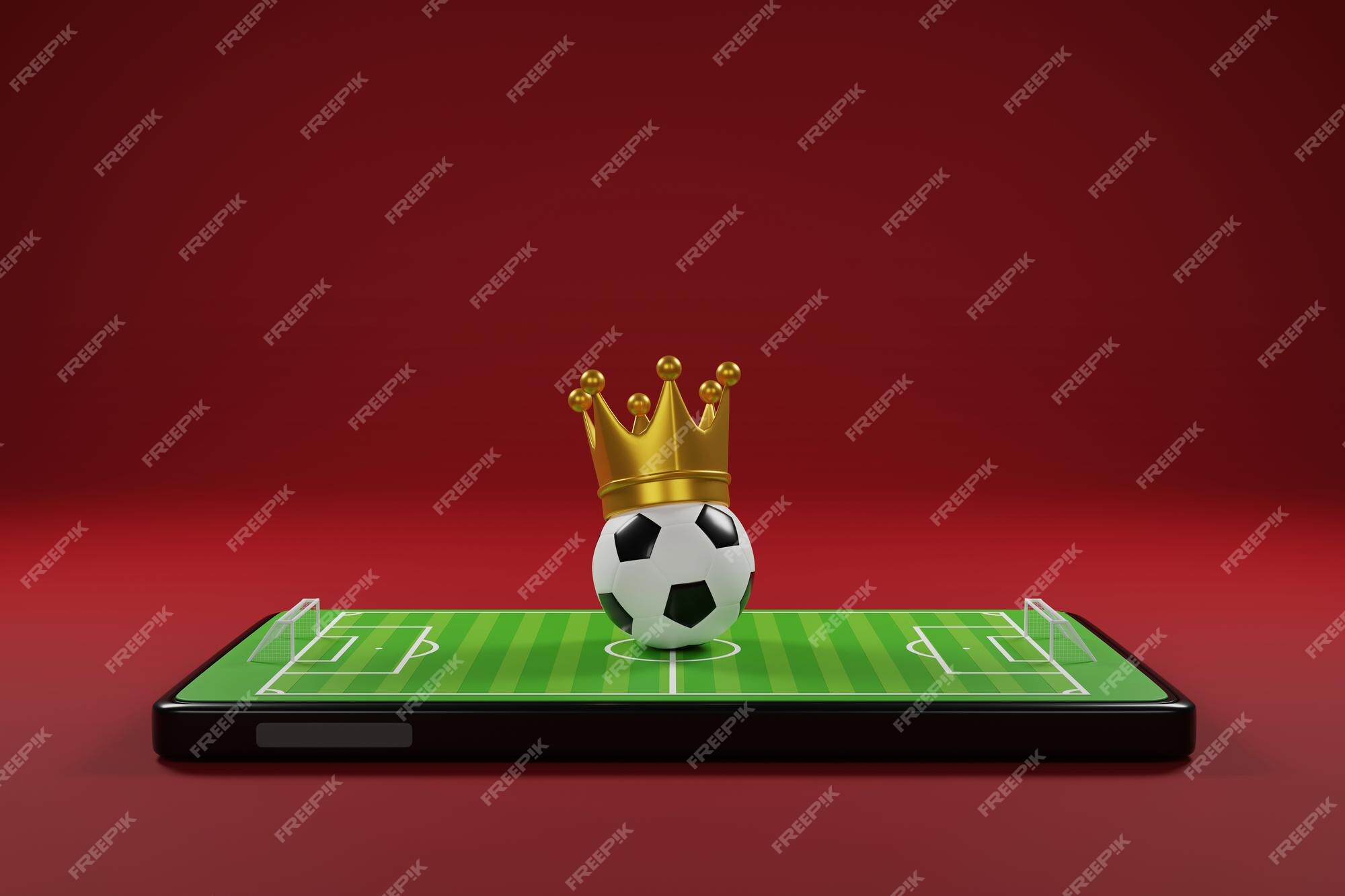 Vetores de Móveis De Futebol Móvel Esporte Jogo Jogo De Futebol Online Com  Campo De Futebol Ao Vivo App Móvel Na Tela Do Smartphone E Bola Conceito De  Vendas De Bilhetes Online