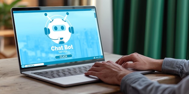 Aplicación de software de chatbot para negocios en línea enérgicos