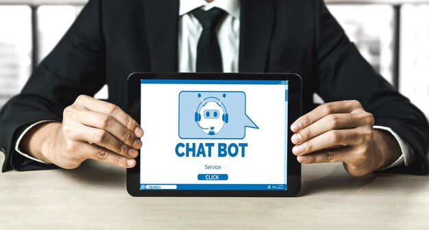 Aplicación de software Chatbot para negocios en línea de moda que responde automáticamente a las preguntas de los clientes