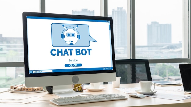 Aplicación de software Chatbot para negocios en línea de moda que responde automáticamente a las preguntas de los clientes