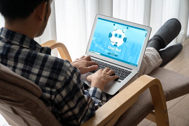 Aplicación de software de chatbot para negocios en línea de moda
