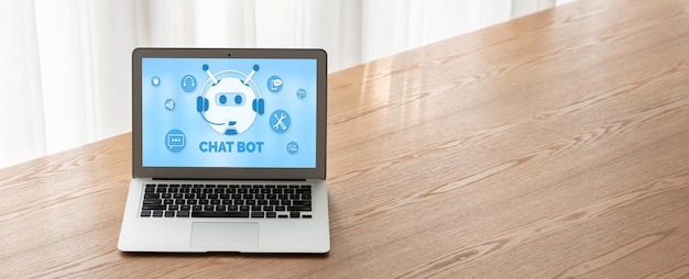 Foto aplicación de software chatbot para negocios en línea de moda