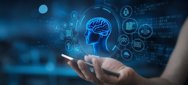 Aplicación de software de chatbot para negocios en línea modernos que responden automáticamente a las preguntas de los clientes