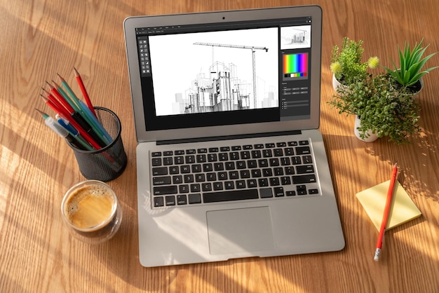 Aplicación de software moderna de diseño arquitectónico para empresas de arquitectos