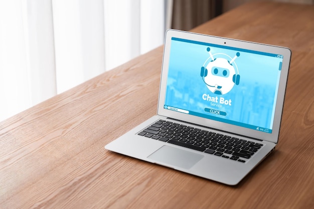 Aplicativo de software chatbot para negócios on-line modernos