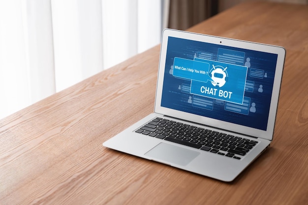 Aplicativo de software chatbot para negócios on-line modernos