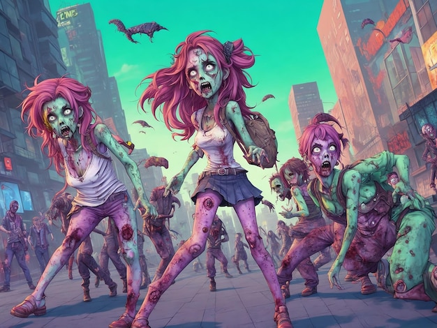 apocalipsis zombie en la ciudad