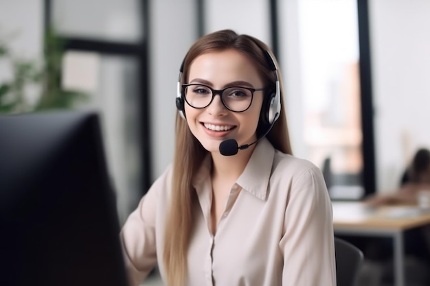 Apoie a mulher do escritório Gere Ai