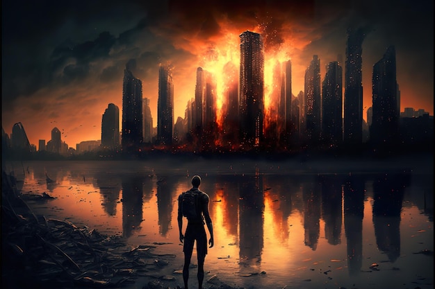 Apokalyptisches Stadtbild