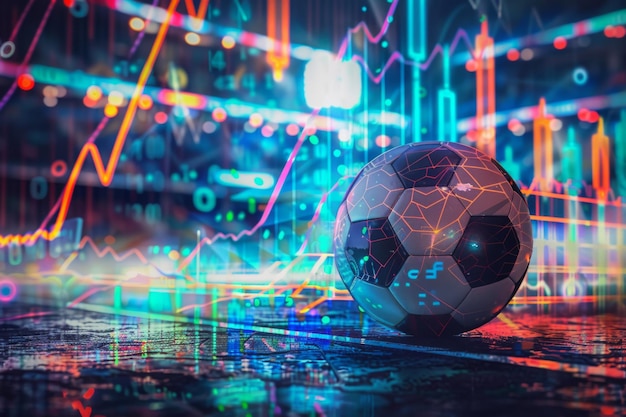 Aposto on-line e análises e estatísticas para jogos de futebol IA gerativa