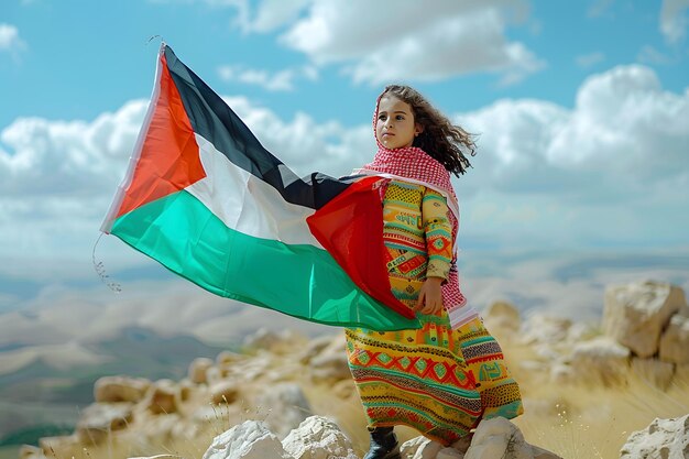 Apoyo a Palestina Descargar imágenes poderosas de la bandera de la Palestina Libre en árabe e inglés