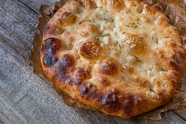 Appetitliche, knusprige hefefreie Focaccia