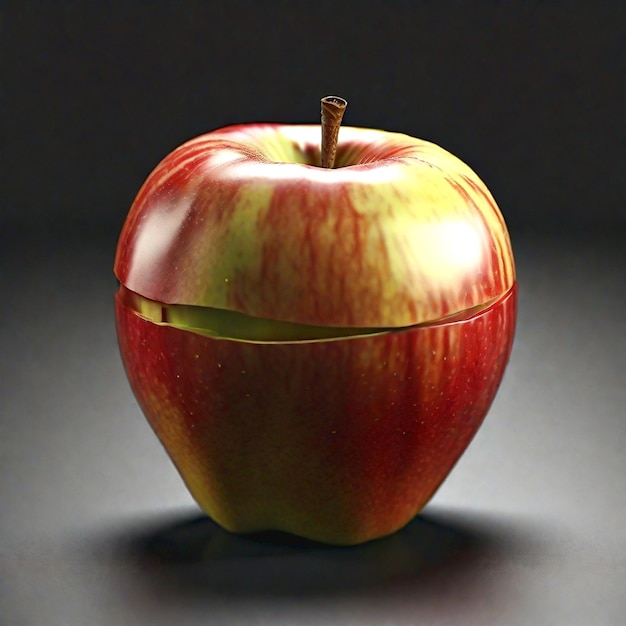 Foto apple-frucht-hintergrund generiert ai