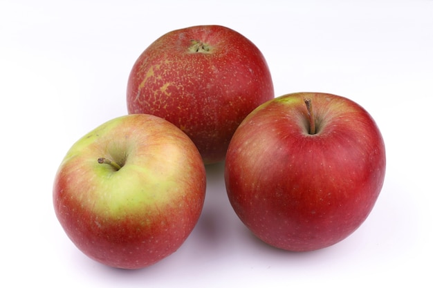 Apple Ligol es superficie blanca roja