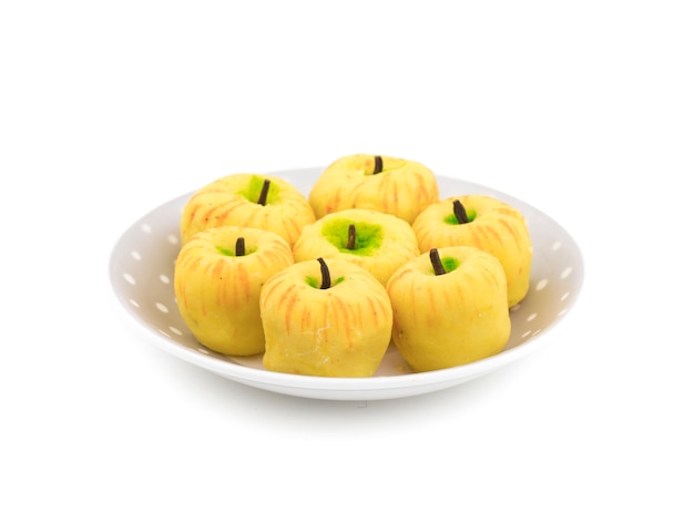 Apple Shaped Indian Dry Sweet Peda