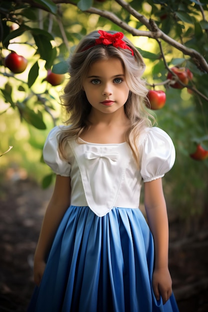 Foto applecore delights entzückendes outfit für kleine mädchen