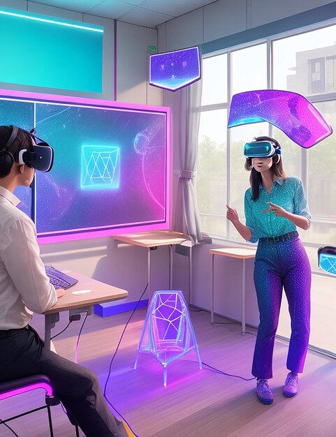 Aprendiendo a reimaginar con aulas holográficas y realidad virtual integrada