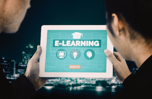 Aprendizaje electrónico para estudiantes y conceptos universitarios