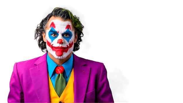 April Fool Day mit einem farbenfrohen Komiker Joker Der lustige der lachende Clown AI Generative