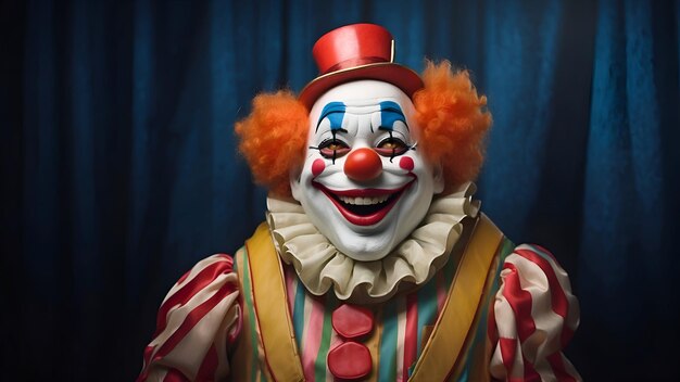 April Fool Day mit einem farbenfrohen Komiker Joker Der lustige der lachende Clown AI Generative