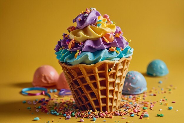 April Fools Waffle Cone diversão