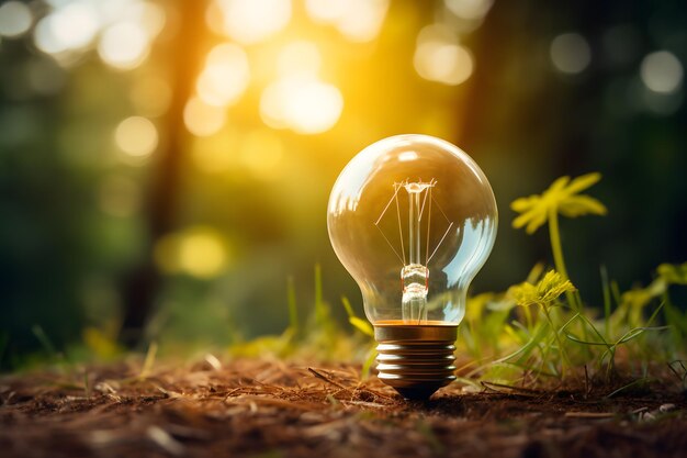 Foto aprovechando el poder de la naturaleza ideas innovadoras de inversión en energías renovables