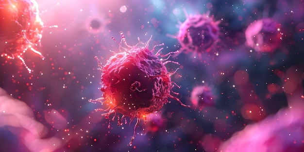 Aprovechar el sistema inmunológico del cuerpo para la inmunoterapia médica Concepto de uso médico Inmunoterapia Sistema inmunológico Tratamiento del cáncer Biotecnología
