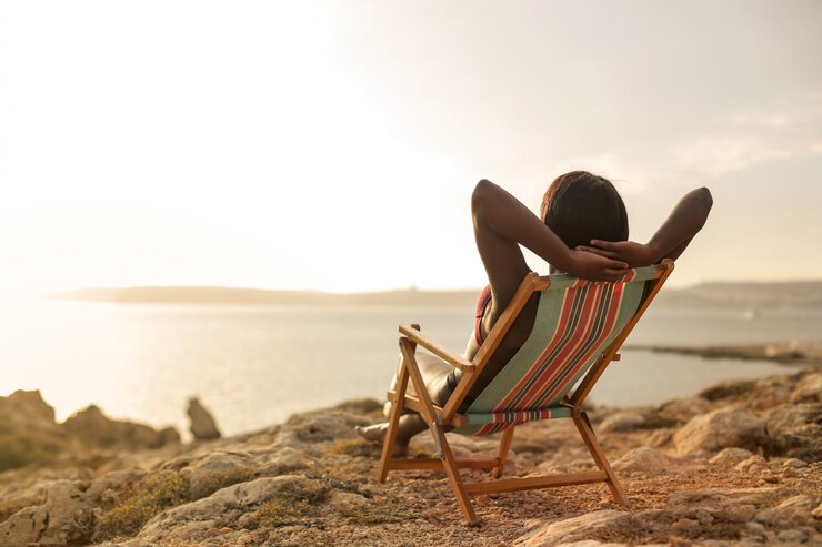 Foto aproveitando o sol de verão