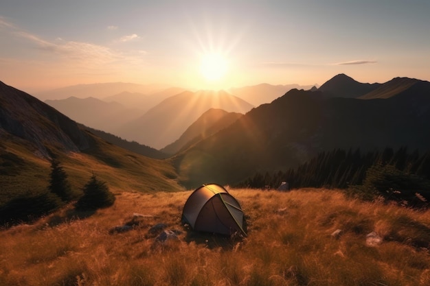 Aproximar-se da natureza com uma experiência de acampamento sustentável