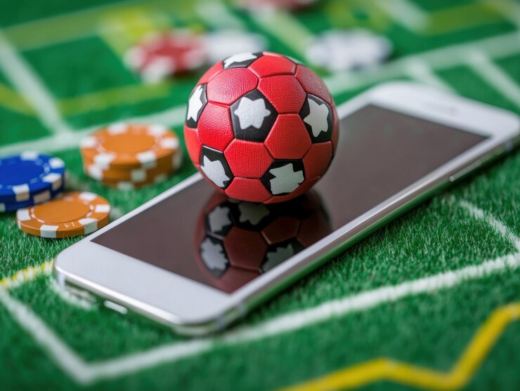 Apuestas de fútbol en el teléfono inteligente
