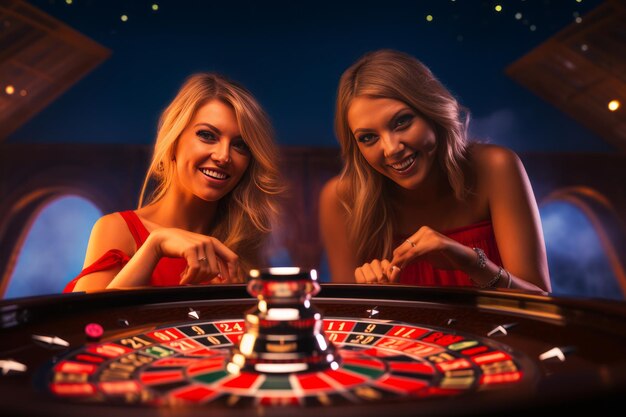 Apuesto a la suerte Un cuento de dos mujeres rubias en el casino