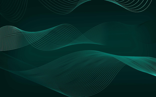 Aqua Green Abstract Design de fundo criativo