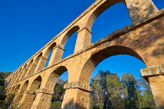 Foto aquädukt pont del diable in tarragona