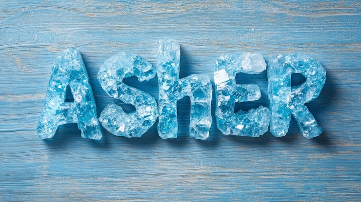 Foto aquamarine crystal tarjeta postal con nombre personalizado perfecta para la decoración