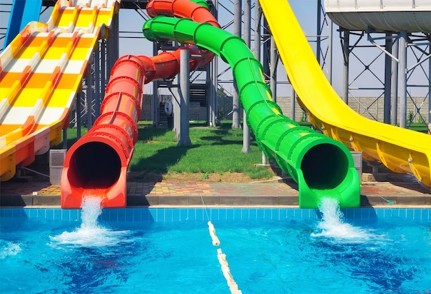 Aquapark-Slider, Aquapark, Wasserpark. Kirillowka, Ukraine