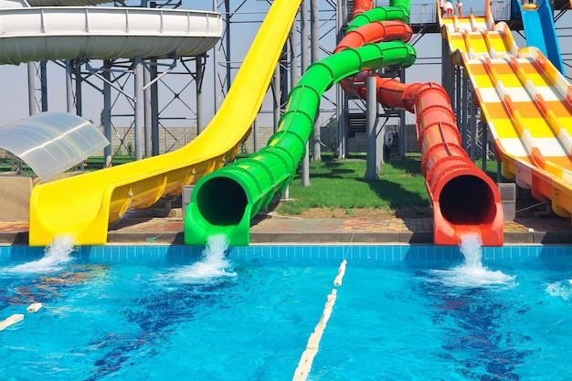 Aquapark-Slider, Aquapark, Wasserpark. Kirillowka, Ukraine