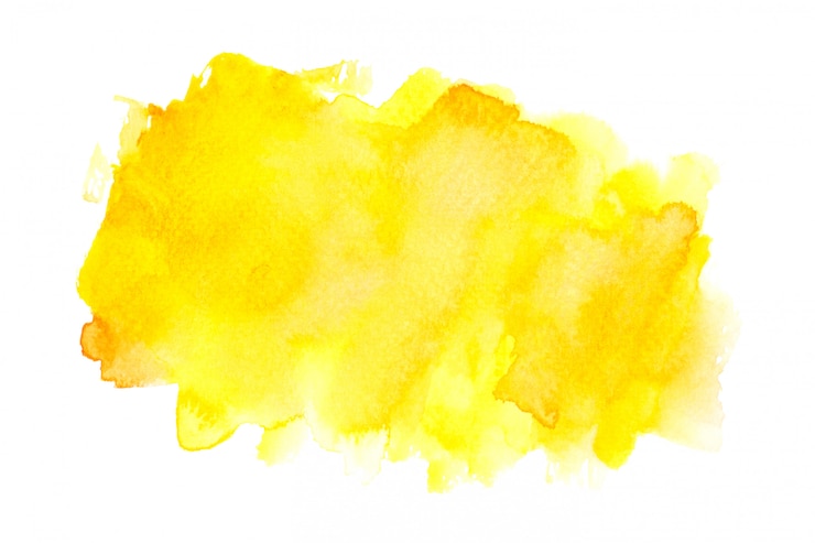 aquarela amarela com tons coloridos pintar o fundo do traçado