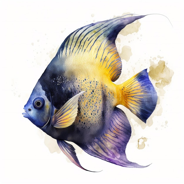 Aquarela Angelfish