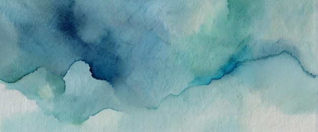 Aquarela azul claro abstrata para fundo