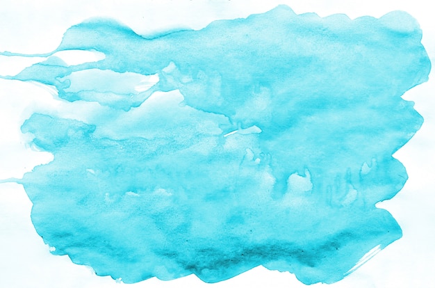 Foto aquarela azul colorida molhada pincel fundo líquido para papel de parede, cartão. aquarelle cor brilhante abstrato mão desenhada papel textura pano de fundo elemento vívido para web, impressão