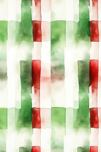 Foto aquarela de natal plaids papéis digitais vermelho verde plaids fundos plaids padrão fundos