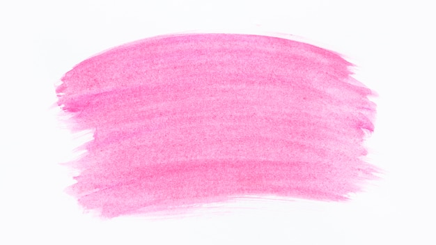 Aquarela de traçados de pincel rosa