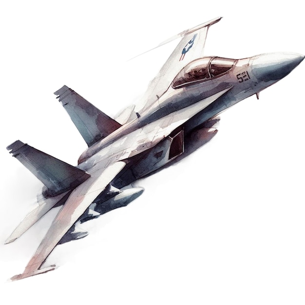 Foto aquarela fighter jet clipart